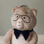 weighted stuffed animal, Percy's Velvet Bow Tie, Deep Navy - For the Cubs