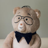 weighted stuffed animal, Percy's Velvet Bow Tie, Deep Navy - For the Cubs